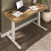 Mesa Escritorio Tampo Tamburato Com Regulagem de Altura 135X60 cm Olmo Artany
