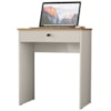 Mesa Escrivaninha 1 Gaveta 68 cm Essencial Cedro Areia RUDK