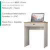 Mesa Escrivaninha 1 Gaveta 68 cm Essencial Cedro Areia RUDK