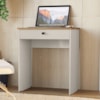Mesa Escrivaninha 1 Gaveta 68 cm Essencial Cedro Areia RUDK