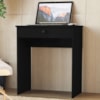 Mesa Escrivaninha 1 Gaveta 68 cm Essencial Preto RUDK