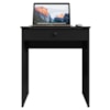 Mesa Escrivaninha 1 Gaveta 68 cm Essencial Preto RUDK