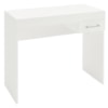 Mesa Escrivaninha 1 Gaveta 91 cm Branco ARLY