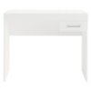 Mesa Escrivaninha 1 Gaveta 91 cm Branco ARLY