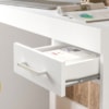Mesa Escrivaninha 1 Gaveta 91 cm Branco ARLY