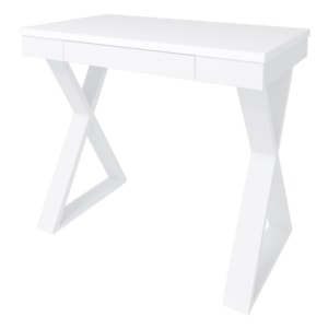 Mesa Escrivaninha 1 Gaveta 91 cm Branco Artany