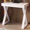 Mesa Escrivaninha 1 Gaveta 91 cm Branco Artany