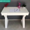 Mesa Escrivaninha 1 Gaveta 91 cm Branco Artany
