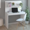 Mesa Escrivaninha 1 Gaveta Com Painel 100 cm Branco Artany