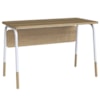 Mesa Escrivaninha 120 cm 27989 Hanover Branco Artesano