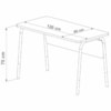 Mesa Escrivaninha 120 cm 27989 Hanover Branco Artesano