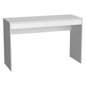 Mesa Escrivaninha 2 Gavetas B35 120 cm Branco NOVAM