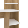 Mesa Escrivaninha 3 Prateleiras 111 cm Carvalho Branco ARLY