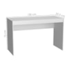 Mesa Escrivaninha B23 120 cm Branco NOVAM