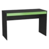 Mesa Escrivaninha B23 120 cm Preto Verde NOVAM