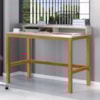 Mesa Escrivaninha California 110 cm Off White Nature Tebar