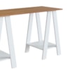 Mesa Escrivaninha Cavalete B61 135 cm Mell Branco NOVAM