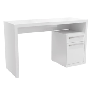 Mesa Escrivaninha Com Gaveteiro Urban 120 cm S970 Branco Kappesberg