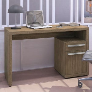 Mesa Escrivaninha Com Gaveteiro Urban 120 cm S970 Nogal Kappesberg