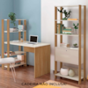 Mesa Escrivaninha E Estante Livreiro 1P Carvalho Off White ARLY