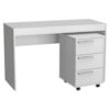 Mesa Escrivaninha e Gaveteiro Para Escritorio B29 Branco NOVAM