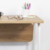 Mesa Escrivaninha Em L 120 cm 28002 Hanover Branco Artesano