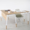 Mesa Escrivaninha Em L 136 cm 28001 Hanover Branco Artesano