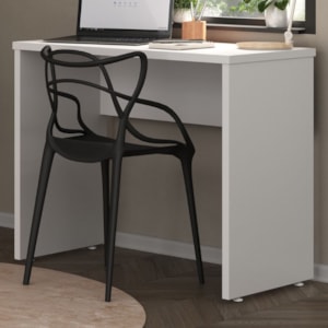 Mesa Escrivaninha Escritorio 91 cm Branco Artany