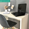 Mesa Escrivaninha Escritorio 91 cm Branco Artany