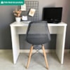 Mesa Escrivaninha Escritorio 91 cm Branco Artany