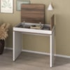 Mesa Escrivaninha Escritorio Tampo Com Abertura 85 cm Ipe Branco Artany