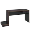 Mesa Escrivaninha Gamer 1 Gaveta 160 cm Preto Vermelho ARLY