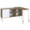 Mesa Escrivaninha Giratoria 28005 Hanover Branco Artesano