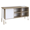 Mesa Escrivaninha Giratoria 28005 Hanover Branco Artesano