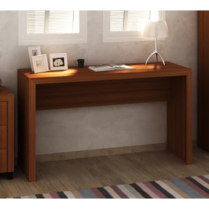 Mesa Escrivaninha Para Escritorio ME4135 Amendoa Tecno Mobili