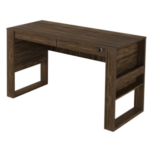 Mesa Escrivaninha Para Escritorio ME4144 Nogal Tecno Mobili