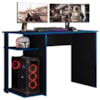 Mesa Gamer 108 cm Essence Play Preto Azul RUDK