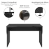 Mesa Gamer Com Regulagem De Altura 120X60 cm Preto Artany