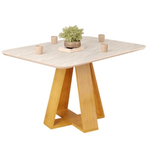 Mesa Jantar Retangular 120x90 cm Sem Vidro Kiara Cedro Quartzo Dj Moveis Mesa Jantar Retangular 120x90 cm Sem Vidro Kiara Cedro Quartzo Dj Moveis