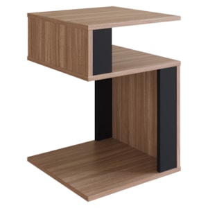 Mesa Lateral 35X35 cm B74 Montana Preto NOVAM