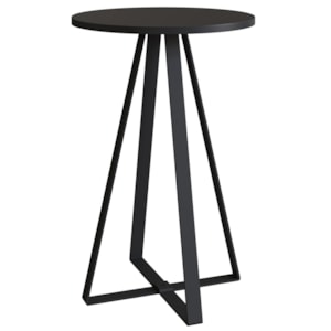 Mesa Lateral Para Sala De Estar 27939 Preto Artesano