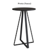 Mesa Lateral Para Sala De Estar 27939 Preto Artesano