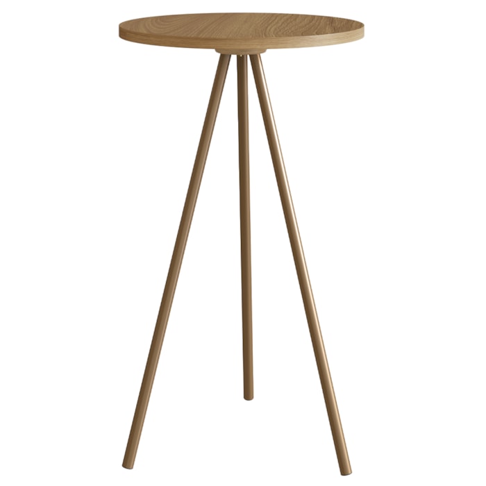 Mesa Lateral Sala De Estar 35 cm 27942 Hanover Dourado Artesano