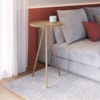 Mesa Lateral Sala De Estar 35 cm 27942 Hanover Dourado Artesano