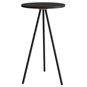 Mesa Lateral Sala De Estar 35 cm 27942 Preto Artesano