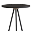 Mesa Lateral Sala De Estar 35 cm 27942 Preto Artesano