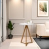 Mesa Lateral Sala De Estar Classic Branco Nature Tebar