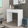 Mesa Para Computador Escrivaninha 1 Gaveta 80 cm Alexia Branco REAJL Moveis