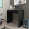 Mesa Para Computador Escrivaninha 1 Gaveta 80 cm Alexia Preto REAJL Moveis