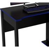 Mesa Para Computador Gamer ME4161 Preto Azul Tecno Mobili